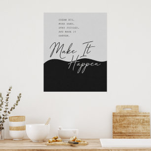 Conception de citation inspirante – Impression mur