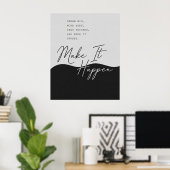 Conception de citation inspirante – Impression mur (Bureau à domicile)