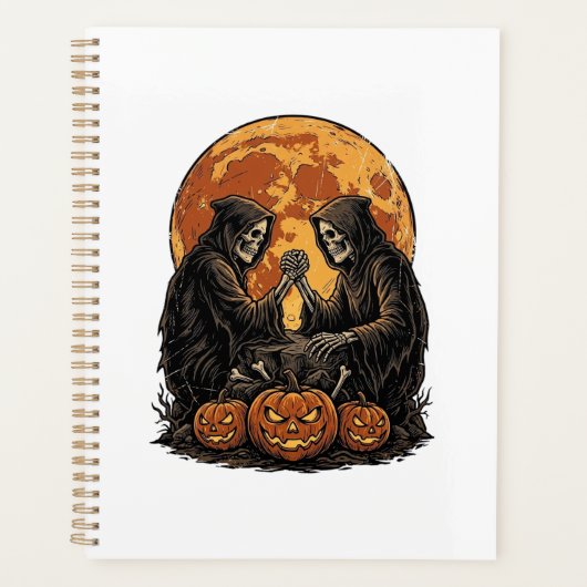 Conception de citrouille de Halloween de faucheurs (Devant)