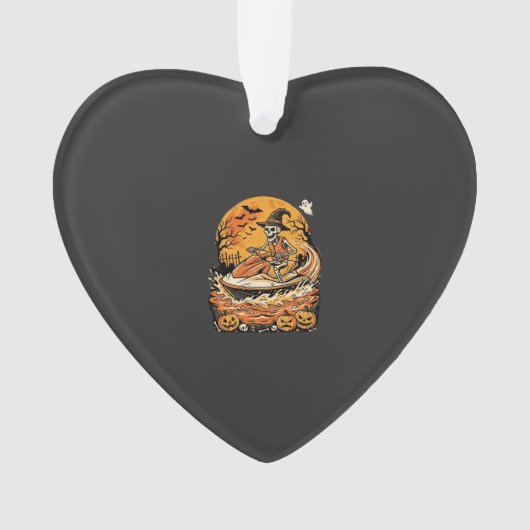 Conception de citrouille de sorcière de squelette (devant)