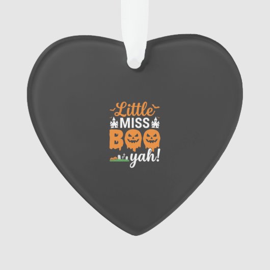 Conception de citrouille Halloween Little Miss Boo (devant)