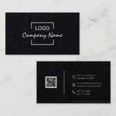 Conception de code-barres Carte de visite professi (Devant / Derrière)