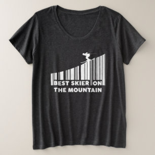 Conception de code-barres cool Meilleur skieur sur