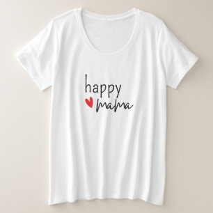 Conception de cœur minimaliste Happy Mama