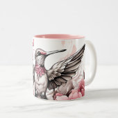 Conception de colibris mignonnes sur une Mug à caf (Devant droit)