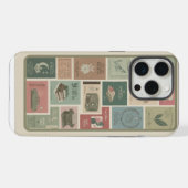 Conception de collage de timbres vintage pour (Verso Horizontal)