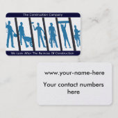 Conception de construction pour Carte de visite (Devant / Derrière)