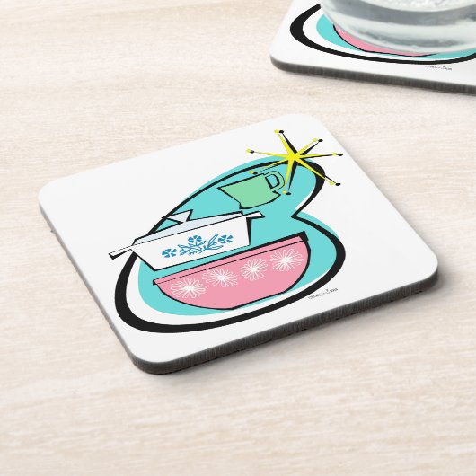 Conception de Cookware Atomique Dessous de verre e (Côté gauche)