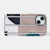 conception de coque abstraite pour iphone 15 (Verso Horizontal)