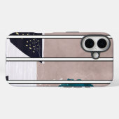 conception de coque abstraite pour iphone 16 (Verso (horizontal))