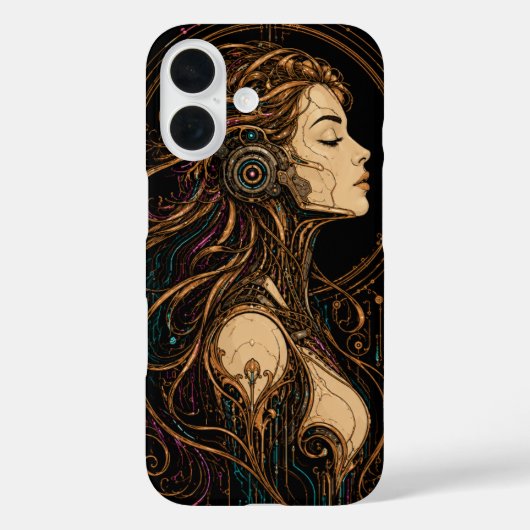 Conception de coque de téléphone de déesse cyberpu (Verso)