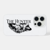 Conception de coque de téléphone The Hunter Wolf (Verso Horizontal)