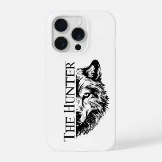 Conception de coque de téléphone The Hunter Wolf (Verso)