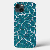 Conception de coque iPhone à texture de foudre sar (Verso)