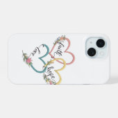 Conception de coque iPhone Foi Espérance Amour (Verso Horizontal)