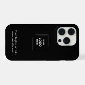 Conception de coque iPhone pour logo d'entreprise (Verso Horizontal)