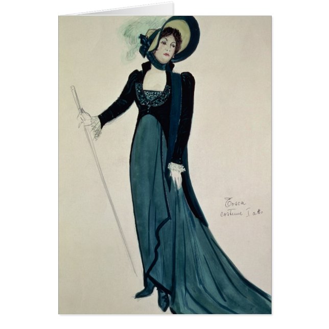 Conception de costume pour Tosca (Devant)