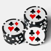 Conception de costumes de cartes jetons de poker (Empiler)