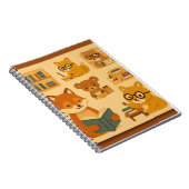 Conception de couverture de cahier scolaire avec d (Côté Droit)