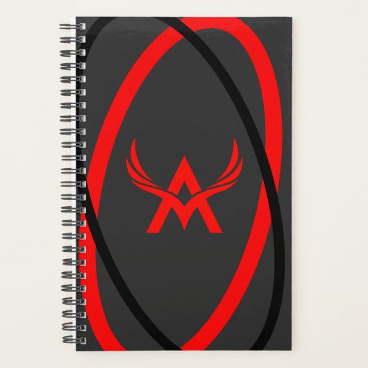 Conception de couverture de géométrie grise rouge (Devant)