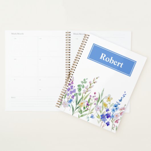 Conception de couverture de planner personnalisée (Devant avec enveloppe)