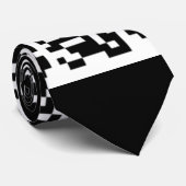 Conception de cravate personnalisée avec code QR u (Roulé)