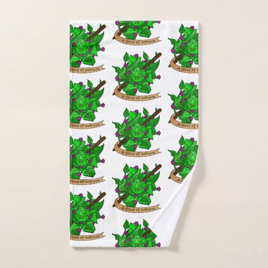 Conception de dés Druid (Serviette à main)