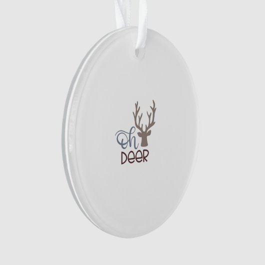 Conception de design rétro classique Oh Deer (devant)