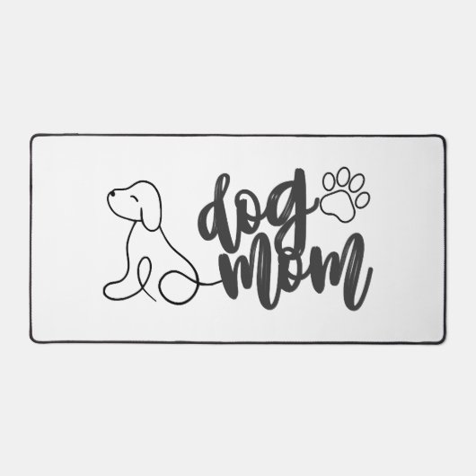 Conception de dessin au trait de maman de chien Am (Recto)