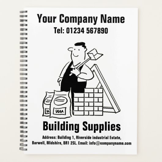 Conception de dessin de fournitures de constructio (Devant)