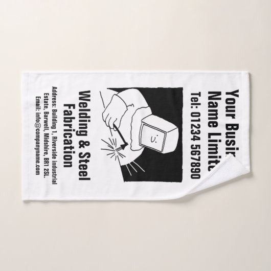 Conception de dessin de soudage et de fabrication (Serviette à main)