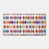 Conception de diamants arlequin colorés blanc (Recto)