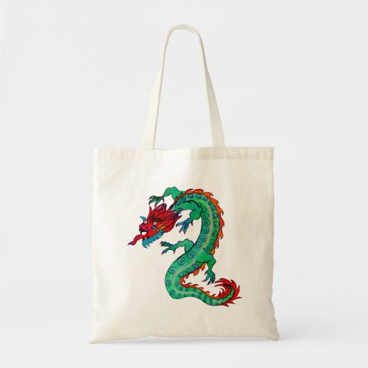Conception de dragon sur le sac fourre-tout à (Devant)