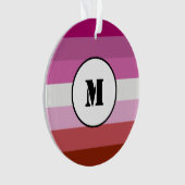 conception de drapeau de fierté lesbienne au rouge (devant)