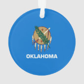 Conception de drapeau d'état de l'Oklahoma (dos)