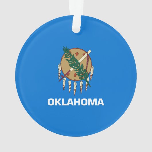 Conception de drapeau d'état de l'Oklahoma (dos)