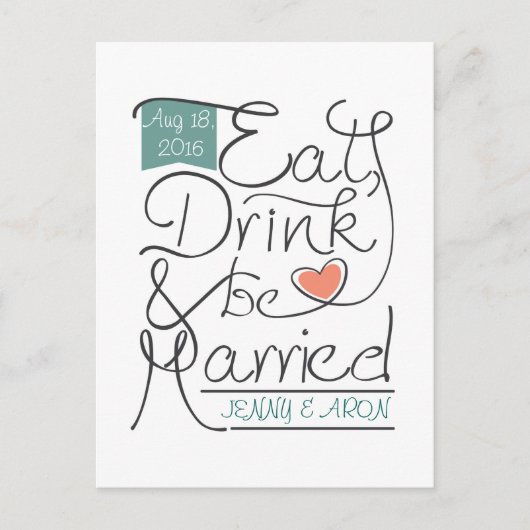 conception de faire-part de mariage (Devant)