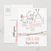 conception de faire-part de mariage (Devant / Derrière)