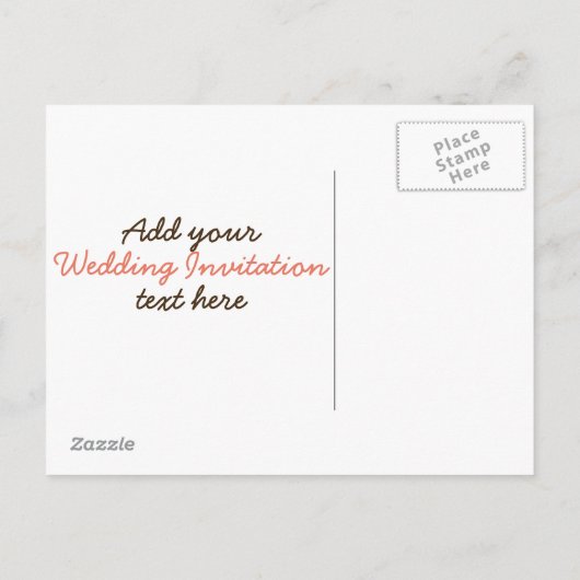 conception de faire-part de mariage (Dos)