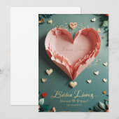 Conception de faire-part de mariage et d'annonces (Devant / Derrière)