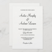 Conception de Faire-part de mariage "Walk with Me" (Devant / Derrière)