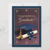 Conception de faire-part de remise de diplômes élé (Devant)