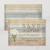 Conception de faire-part de réservation de soirée  (Devant / Derrière)