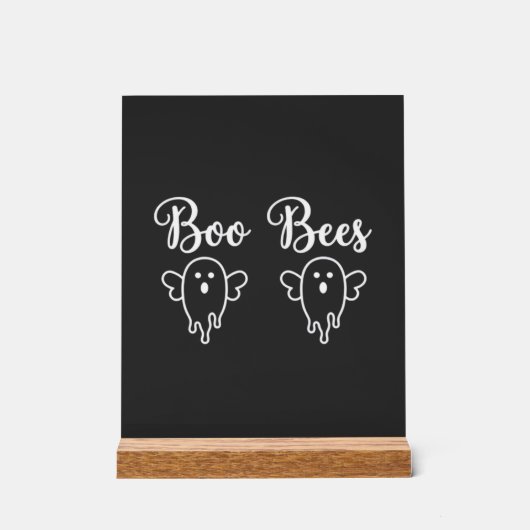 Conception de fantôme d'Halloween de Boo Bees (Recto)