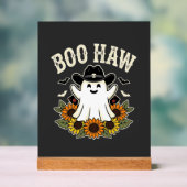 Conception de fantôme Halloween occidental Boo Haw (Neutre)