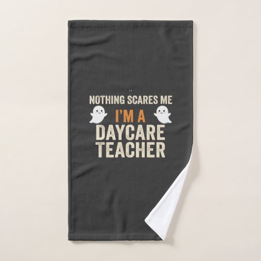 Conception de fantôme Halloween pour enseignant en (Serviette à main)