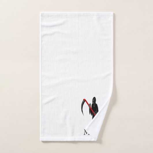 Conception de Faucheuse Monogrammé (Serviette à main)