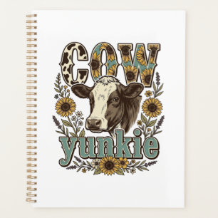 Conception de ferme de tournesol Yunkie vache vint