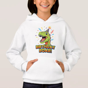 Conception de fête d'anniversaire de dinosaure mig