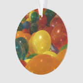 Conception de fête de ballons colorés (devant)